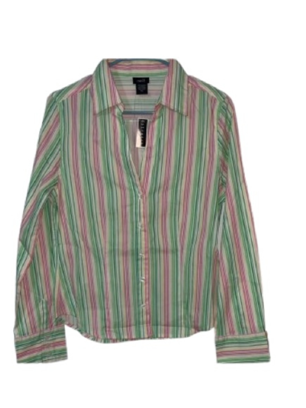 Rue21 Striped long sleeve Button Down Shirt Y2K SizeXL
